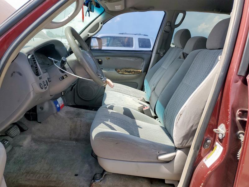 5TBET34175S464207 - 2005 TOYOTA TUNDRA DOUBLE CAB SR5 MAROON photo 7