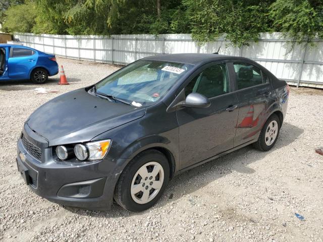 1G1JA5SH0D4105095 - 2013 CHEVROLET SONIC LS GRAY photo 1