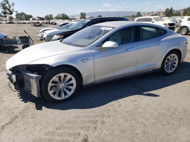 5YJSA1H17EFP66860 - 2014 TESLA MODEL S Արծաթագույն լուսանկար 1