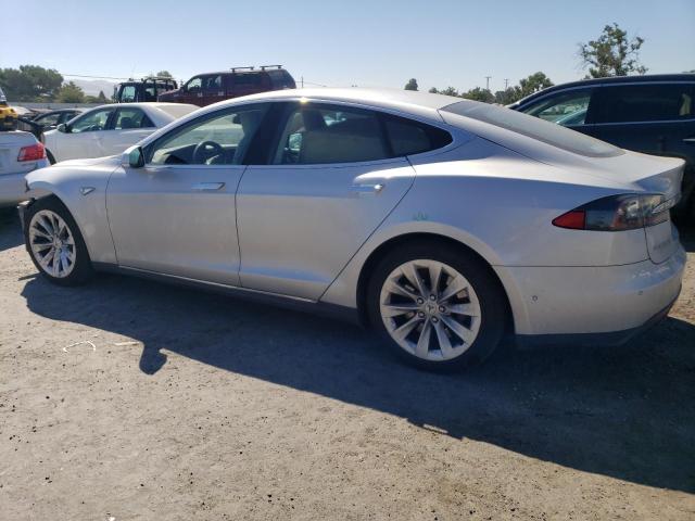 5YJSA1H17EFP66860 - 2014 TESLA MODEL S Արծաթագույն լուսանկար 2