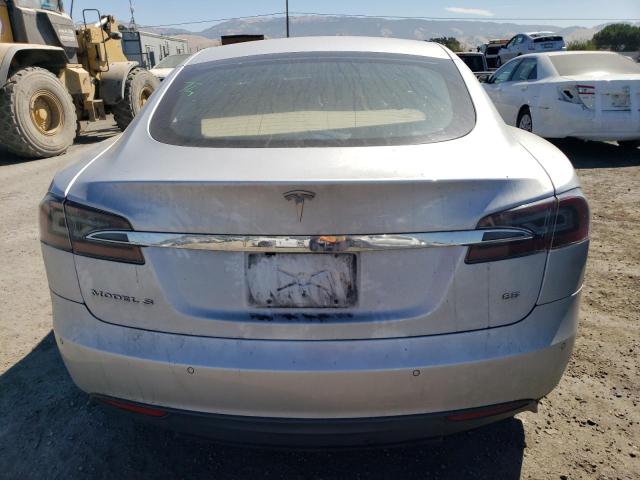 5YJSA1H17EFP66860 - 2014 TESLA MODEL S Արծաթագույն լուսանկար 6