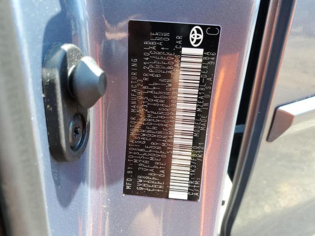 5YFB4MDEXRP090691 - 2024 TOYOTA COROLLA LE Azul foto 12