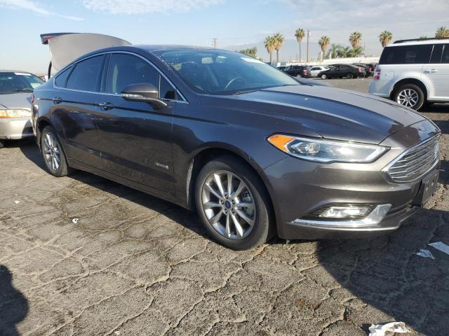 3FA6P0SU0HR367844 - 2017 FORD FUSION TITANIUM PHEV CHARCOAL photo 4