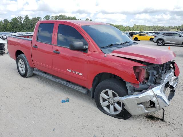 1N6BA0EC9BN321675 - 2011 NISSAN TITAN S RED photo 4