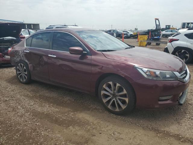 1HGCR2F51EA272920 - 2014 HONDA ACCORD SPORT MAROON photo 4