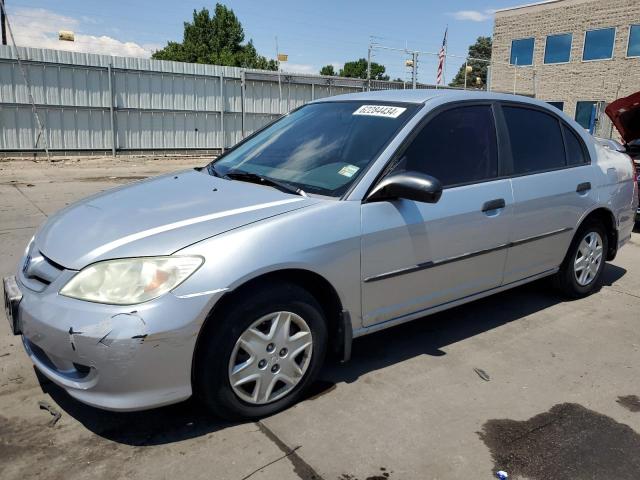 2HGES16355H544764 - 2005 HONDA CIVIC DX VP Արծաթագույն լուսանկար 1