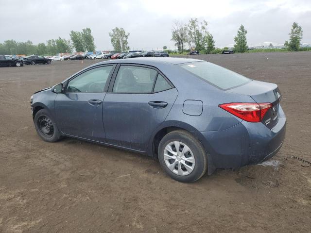 2T1BURHE6KC184564 - 2019 TOYOTA COROLLA L BLUE photo 2