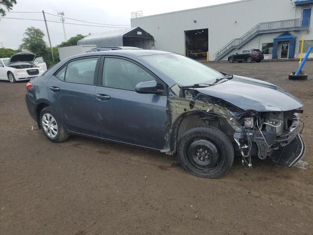 2T1BURHE6KC184564 - 2019 TOYOTA COROLLA L BLUE photo 4