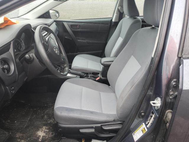 2T1BURHE6KC184564 - 2019 TOYOTA COROLLA L BLUE photo 7