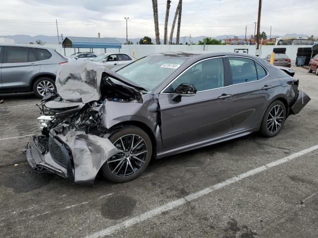 4T1G11AK4PU751442 - 2023 TOYOTA CAMRY SE NIGHT SHADE CHARCOAL photo 1