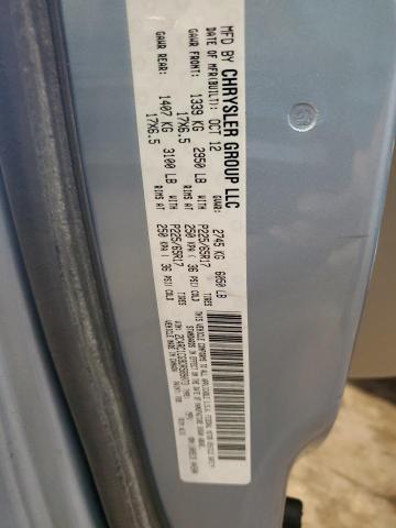 2C4RC1CG9DR589073 - 2013 CHRYSLER TOWN & COU TOURING L BLUE photo 14