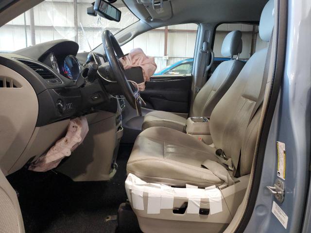 2C4RC1CG9DR589073 - 2013 CHRYSLER TOWN & COU TOURING L BLUE photo 7