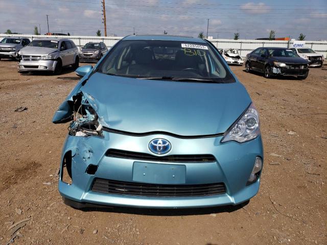 JTDKDTB3XD1046277 - 2013 TOYOTA PRIUS C BLUE photo 5