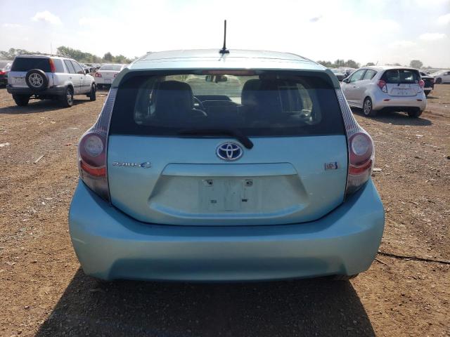 JTDKDTB3XD1046277 - 2013 TOYOTA PRIUS C BLUE photo 6