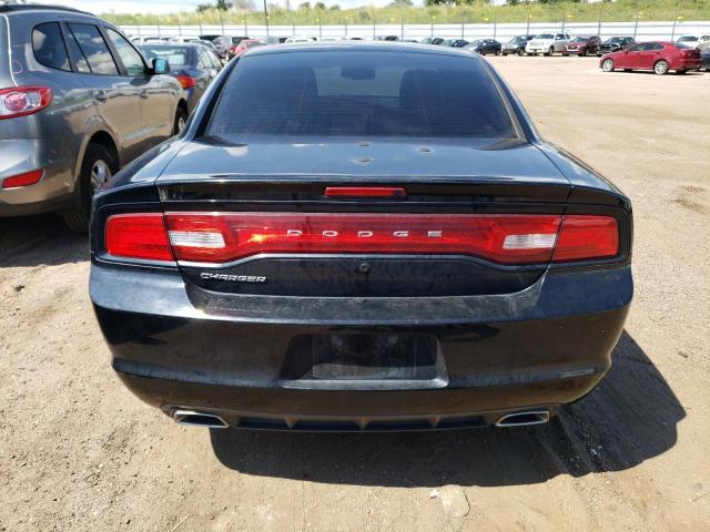 2C3CDXAT8CH230912 - 2012 DODGE CHARGER POLICE BLACK photo 6