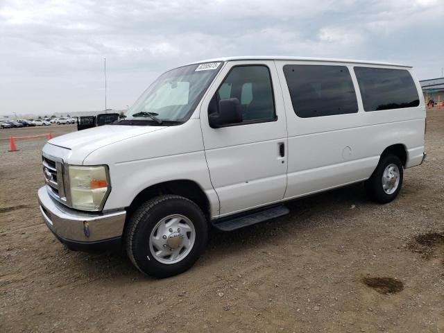 1FDNE11W79DA12910 - 2009 FORD ECONOLINE E150 VAN WHITE photo 1