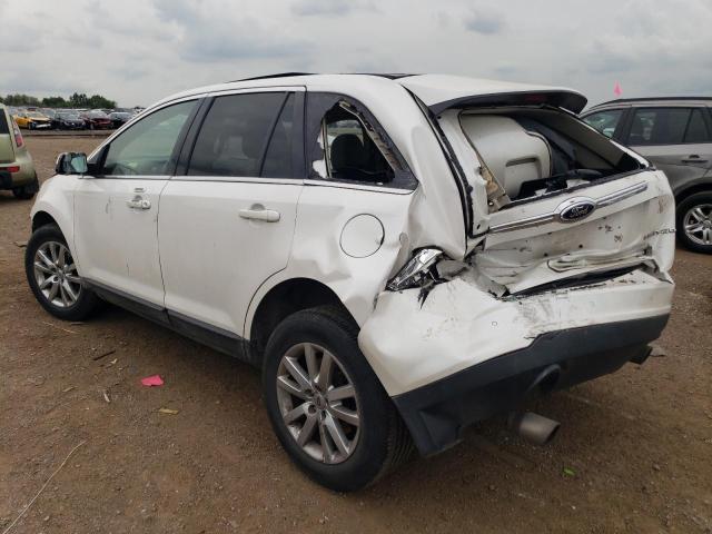 2FMDK3KC0DBC64811 - 2013 FORD EDGE LIMITED WHITE photo 2