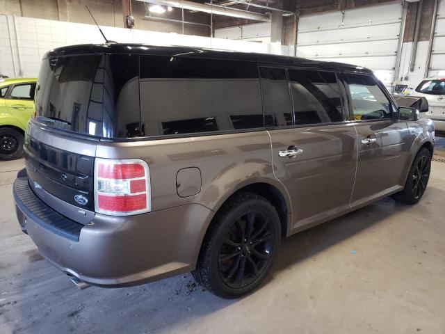 2FMHK6D82KBA23602 - 2019 FORD FLEX LIMITED BROWN photo 3