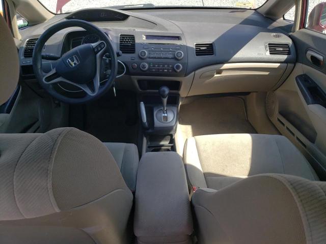 2HGFA1F54AH583154 - 2010 HONDA CIVIC LX მუქწითელი ფოტო 8