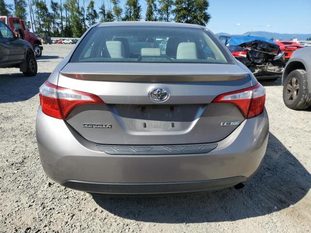 2T1BPRHE8FC364934 - 2015 TOYOTA COROLLA ECO GRAY photo 6