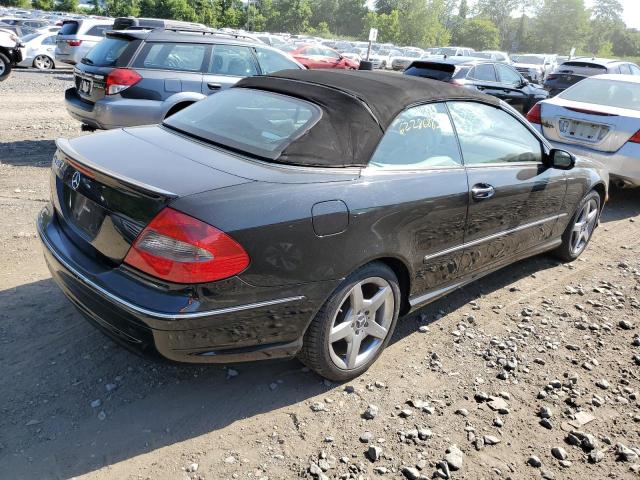 WDBTK72F67T080865 - 2007 MERCEDES-BENZ CLK 550 BLACK photo 3