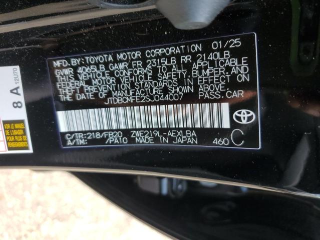 JTDBCMFE2SJ044007 - 2025 TOYOTA COROLLA LE Qara foto 13