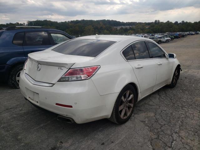 19UUA8F53DA001208 - 2013 ACURA TL TECH WHITE photo 4