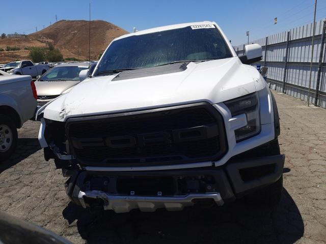 1FTFW1RG4LFB79403 - 2020 FORD F150 RAPTOR WHITE photo 5