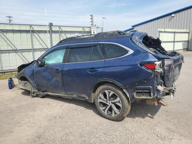 4S4BTAMC1M3210245 - 2021 SUBARU OUTBACK LIMITED BLUE photo 2