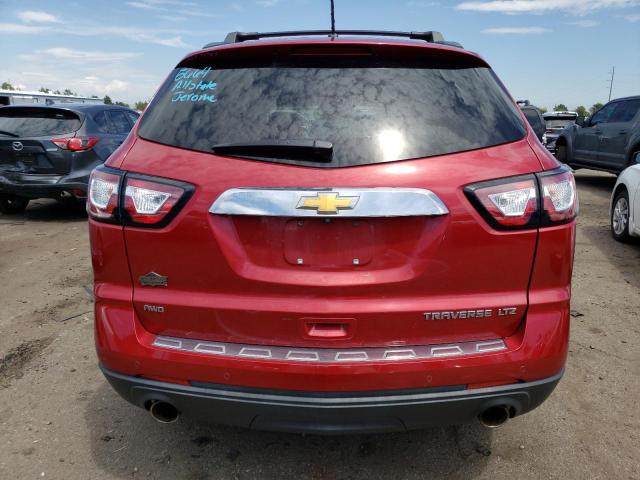 1GNKVJKD3EJ315691 - 2014 CHEVROLET TRAVERSE LTZ RED photo 6