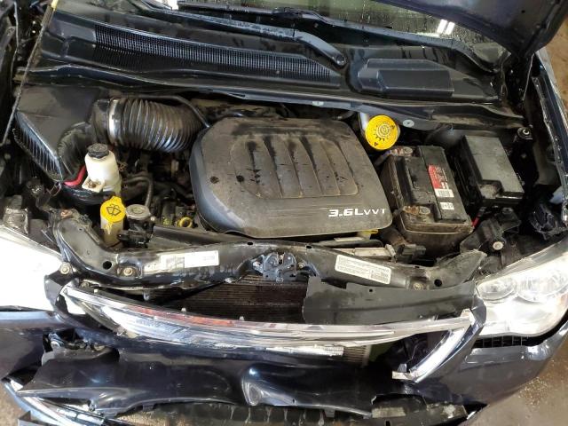 2C4RC1CG8ER426190 - 2014 CHRYSLER TOWN & COU TOURING L BLACK photo 12