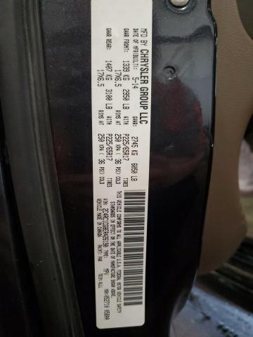 2C4RC1CG8ER426190 - 2014 CHRYSLER TOWN & COU TOURING L BLACK photo 13