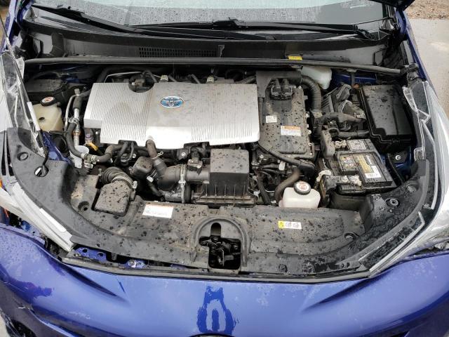 JTDKARFU0H3046569 - 2017 TOYOTA PRIUS BLUE photo 11