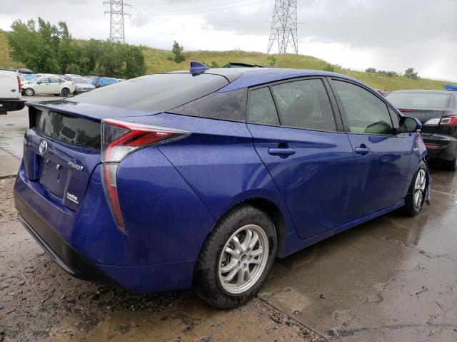 JTDKARFU0H3046569 - 2017 TOYOTA PRIUS BLUE photo 3