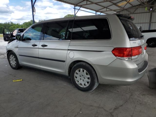 5FNRL38278B081646 - 2008 HONDA ODYSSEY LX SILVER photo 2