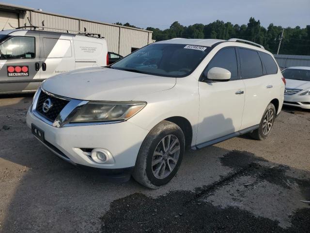 5N1AR2MN2EC625447 - 2014 NISSAN PATHFINDER S WHITE photo 1