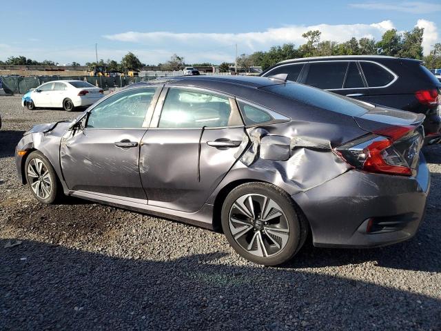 19XFC1F72GE212475 - 2016 HONDA CIVIC EXL GRAY photo 2