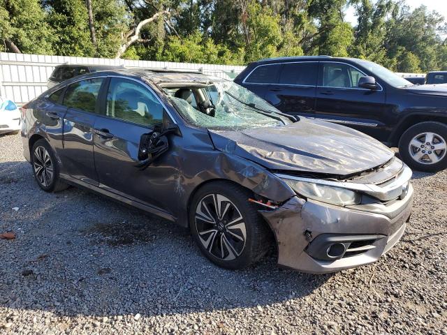 19XFC1F72GE212475 - 2016 HONDA CIVIC EXL GRAY photo 4