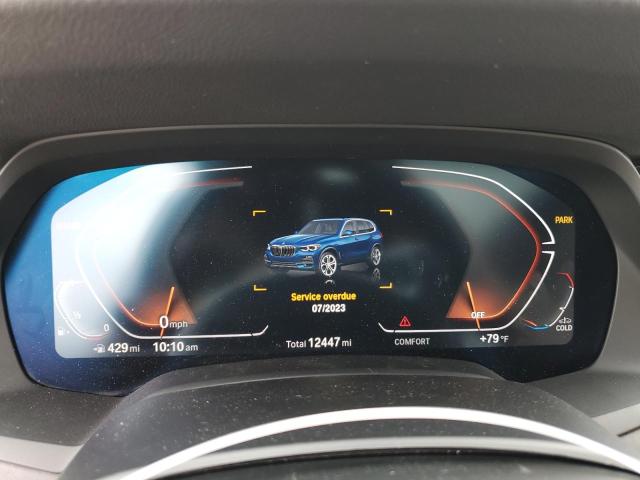 5UXCR6C04N9N26893 - 2022 BMW X5 XDRIVE40I BLUE photo 9