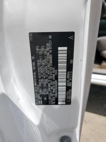 5TBRU34156S460897 - 2006 TOYOTA TUNDRA ACCESS CAB SR5 WHITE photo 12