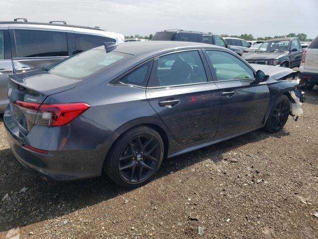 2HGFE2F58NH601798 - 2022 HONDA CIVIC SPORT GRAY photo 3