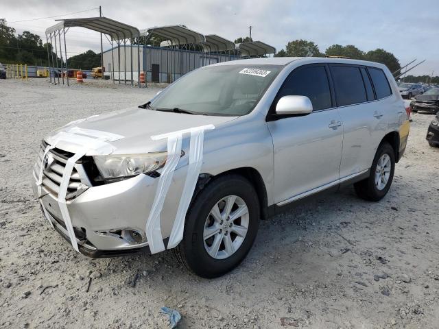 5TDZA3EH6DS043376 - 2013 TOYOTA HIGHLANDER BASE SILVER photo 1