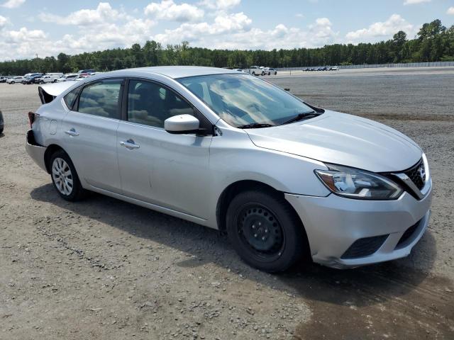 3N1AB7AP3HY268998 - 2017 NISSAN SENTRA S SILVER photo 4