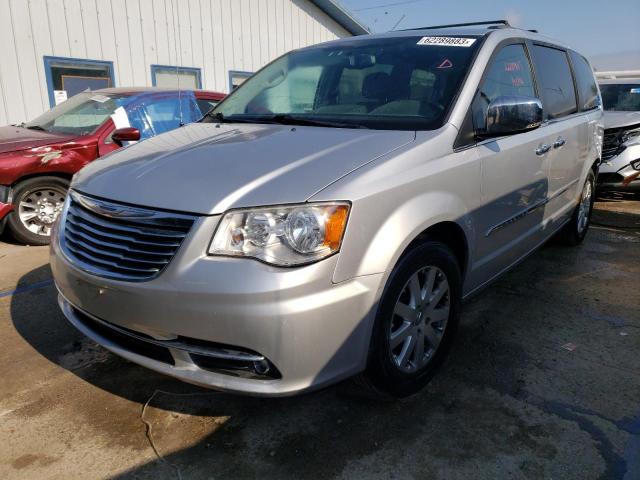 2C4RC1CG7CR345713 - 2012 CHRYSLER TOWN & COU TOURING L SILVER photo 1