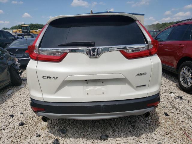 5J6RW2H92JL011340 - 2018 HONDA CR-V TOURING WHITE photo 6