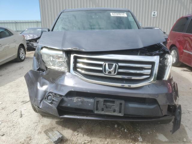 5FNYF4H2XFB075572 - 2015 HONDA PILOT LX GRAY photo 5