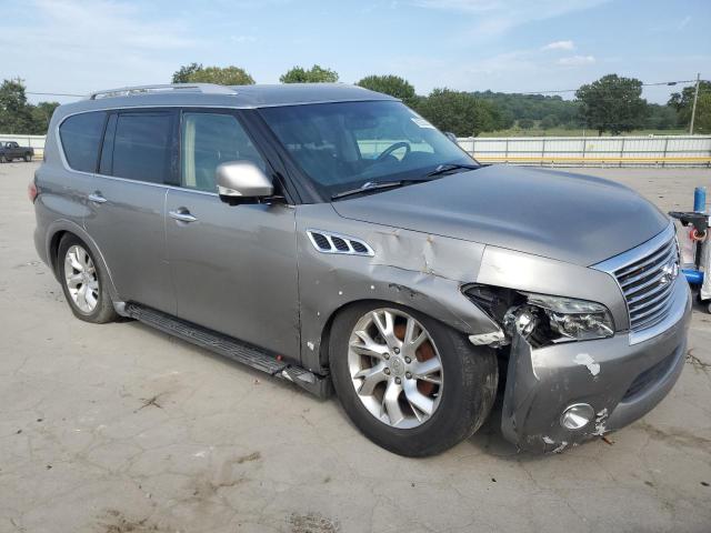 JN8AZ2NE7C9018087 - 2012 INFINITI QX56 GRAY photo 4