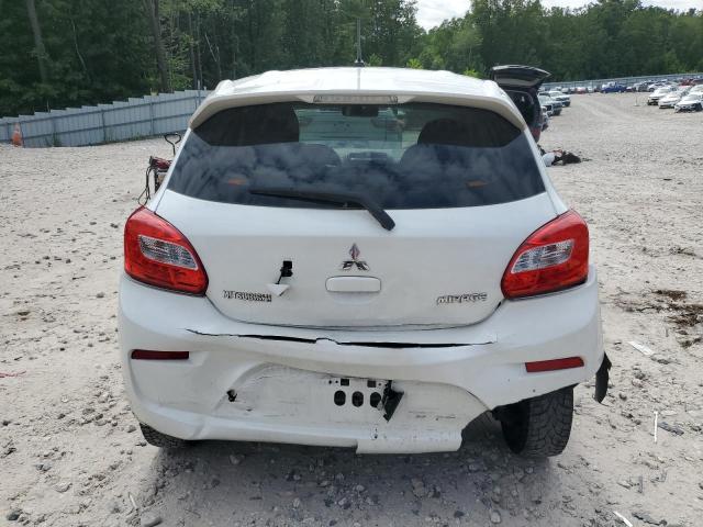 ML32A3HJ8JH013539 - 2018 MITSUBISHI MIRAGE ES WHITE photo 6