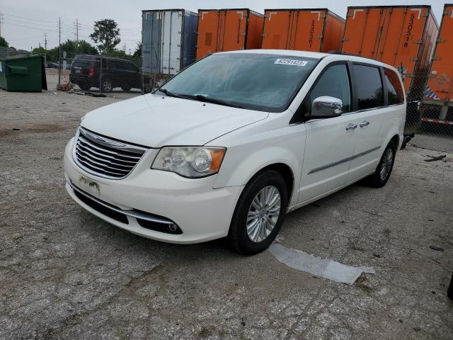 2C4RC1CG6DR535326 - 2013 CHRYSLER TOWN & COU TOURING L WHITE photo 1