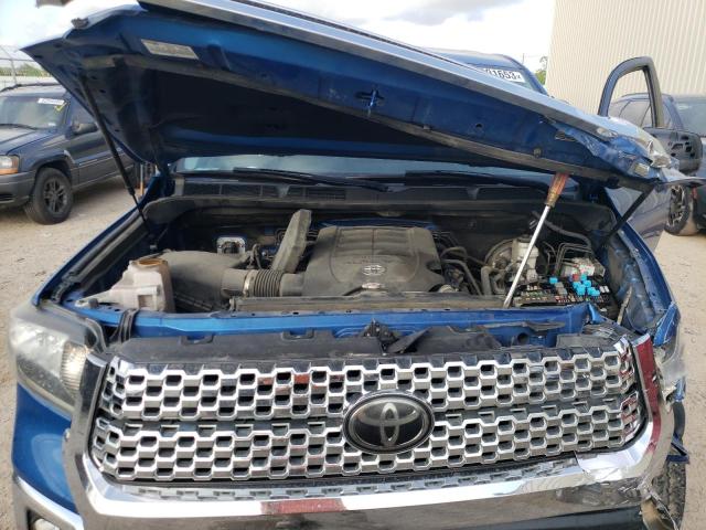5TFRM5F14JX126122 - 2018 TOYOTA TUNDRA DOUBLE CAB SR/SR5 BLUE photo 11